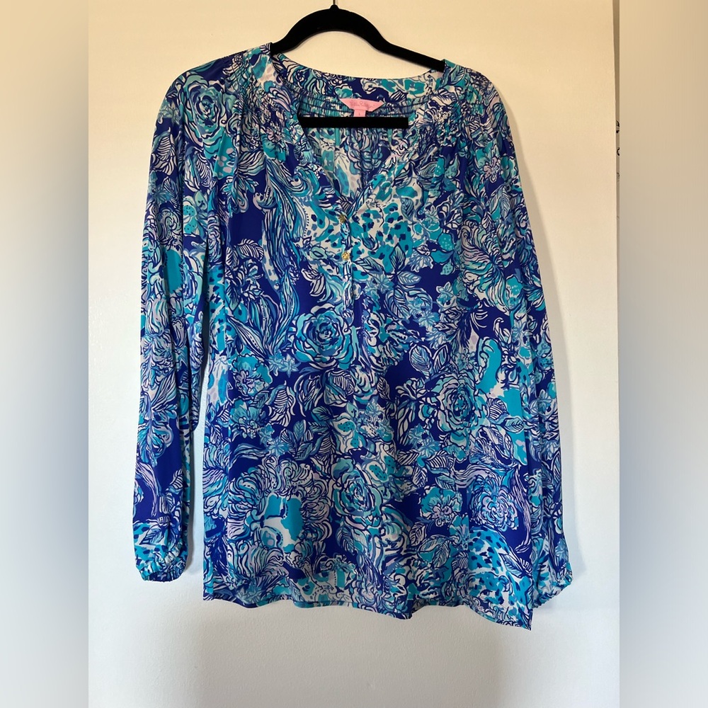 EUC Lilly Pulitzer Elsa Top - Large - Picture 1 of 3